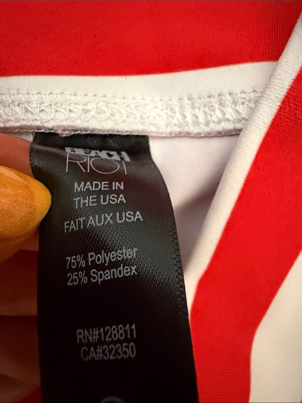 Bike Shorts Patriotic Star & Stripe - Red, White & Blue - Picture 3 of 6